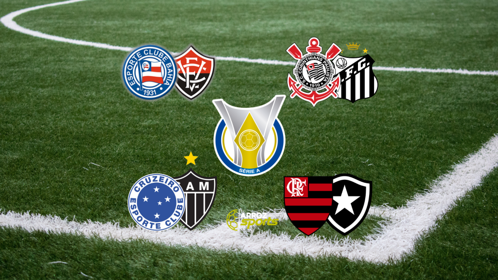 Nona rodada do Brasileirão será marcada por clássicos