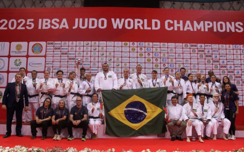 Seleção Paralímpica de judô encerra Mundial com campanha histórica