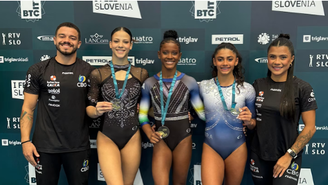 Futuro da ginástica artística brilha na Copa do Mundo, com três dobradinhas