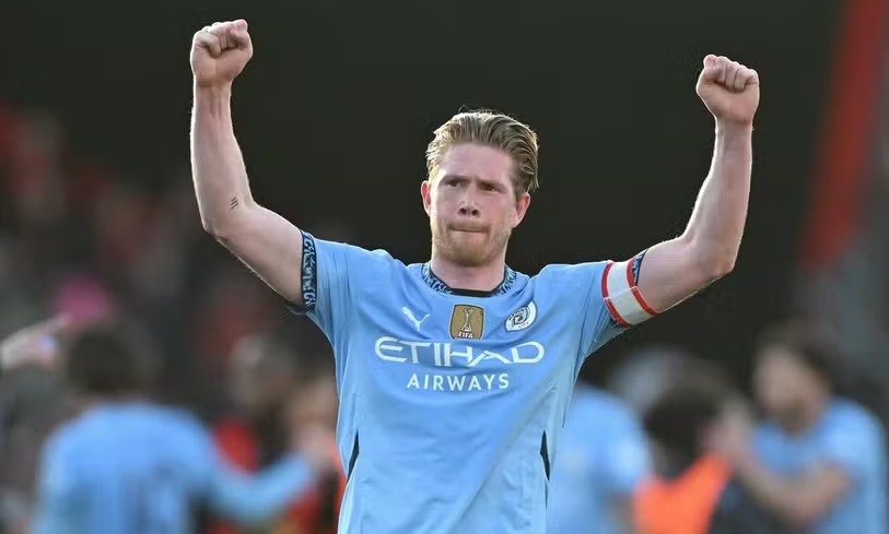 Fim de uma Era: De Bruyne recebe homenagem do Manchester City