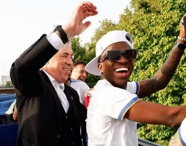 Vinicius Júnior escreve carta aberta para Carlo Ancelotti