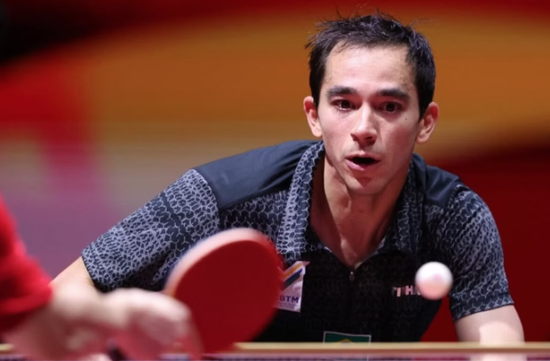 Hugo Calderano faz história ao levar a prata no Mundial de Tênis de Mesa