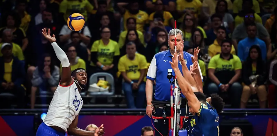 Liga das Nações de Vôlei: Brasil perde no tie-break para Cuba
