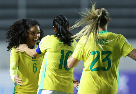 Brasil goleia o Paraguai e segue para semifinal da Copa América Feminina