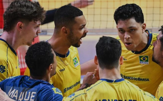 Brasil vira sobre a China e vai à semifinal da Liga das Nações Masculina de Vôlei